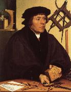 Hans Holbein Portrait of Nikolaus Kratzer oil painting reproduction
